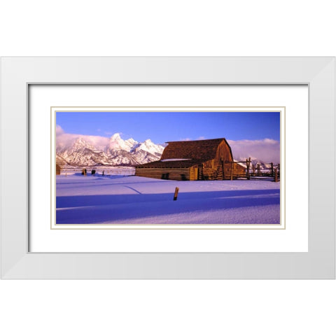 Grand Teton National Park XVIII White Modern Wood Framed Art Print with Double Matting by Leahy, Ike