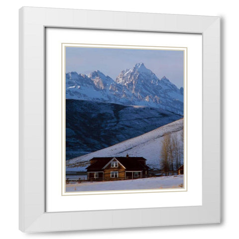 Grand Teton National Park XIX White Modern Wood Framed Art Print with Double Matting by Leahy, Ike