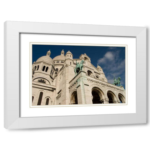 Sacred Heart I White Modern Wood Framed Art Print with Double Matting by Love, Maureen