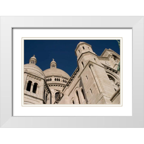 Sacred Heart II White Modern Wood Framed Art Print with Double Matting by Love, Maureen