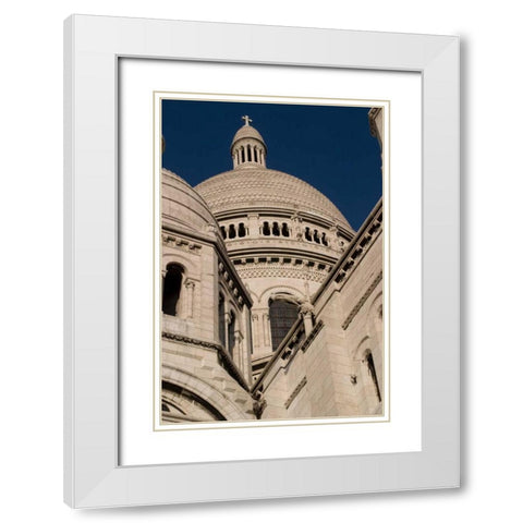 Sacred Heart III White Modern Wood Framed Art Print with Double Matting by Love, Maureen