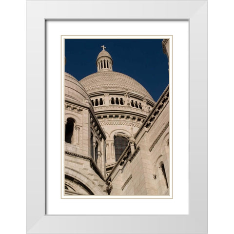 Sacred Heart III White Modern Wood Framed Art Print with Double Matting by Love, Maureen