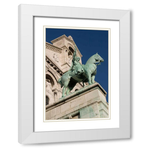 Sacred Heart IV White Modern Wood Framed Art Print with Double Matting by Love, Maureen