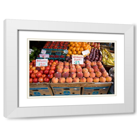 Super Sweet II White Modern Wood Framed Art Print with Double Matting by Love, Maureen