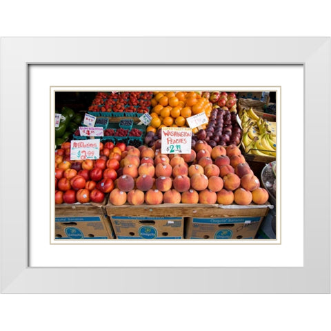 Super Sweet II White Modern Wood Framed Art Print with Double Matting by Love, Maureen