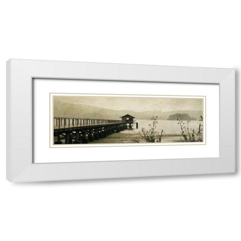 Marshall I White Modern Wood Framed Art Print with Double Matting by Melious, Amy