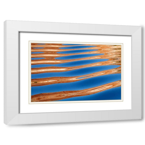 Lake Powell II White Modern Wood Framed Art Print with Double Matting by Mahan, Kathy