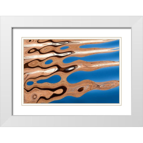 Lake Powell V White Modern Wood Framed Art Print with Double Matting by Mahan, Kathy