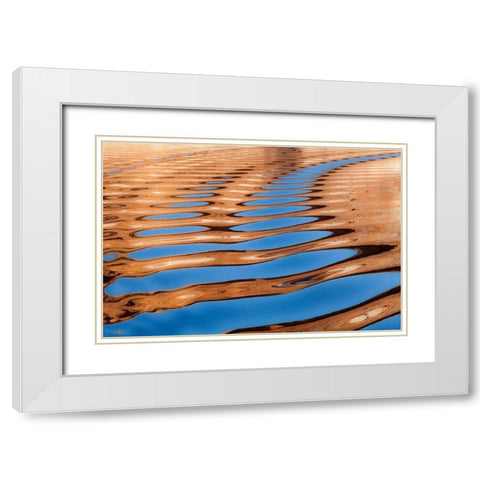 Lake Powell VI White Modern Wood Framed Art Print with Double Matting by Mahan, Kathy