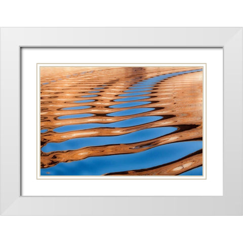 Lake Powell VI White Modern Wood Framed Art Print with Double Matting by Mahan, Kathy