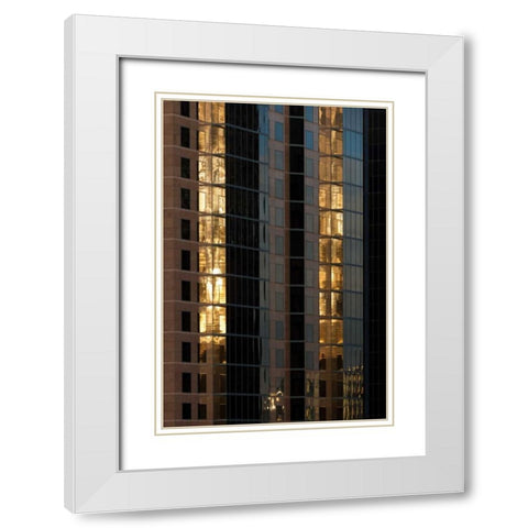 San Diego Windows I White Modern Wood Framed Art Print with Double Matting by Mahan, Kathy