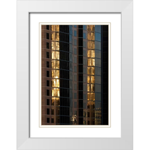 San Diego Windows I White Modern Wood Framed Art Print with Double Matting by Mahan, Kathy