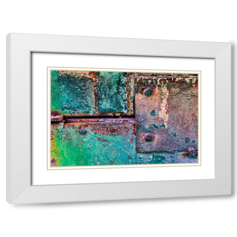 Old Truck I White Modern Wood Framed Art Print with Double Matting by Mahan, Kathy