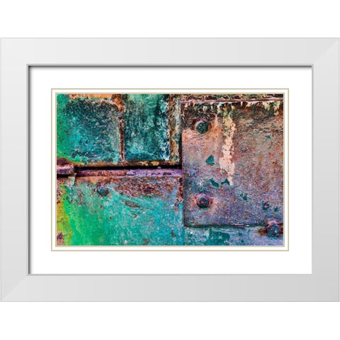 Old Truck I White Modern Wood Framed Art Print with Double Matting by Mahan, Kathy