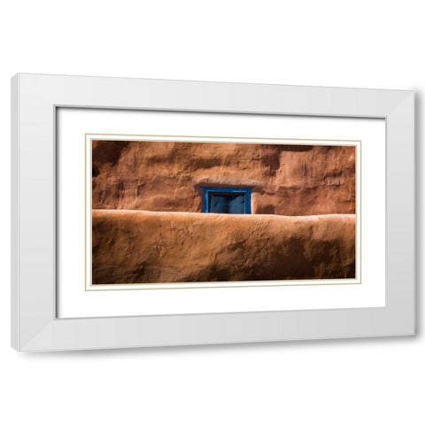 Window and Wall White Modern Wood Framed Art Print with Double Matting by Mahan, Kathy