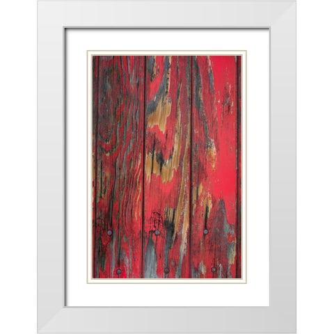 Old Paint I White Modern Wood Framed Art Print with Double Matting by Mahan, Kathy