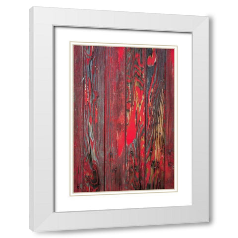 Old Paint II White Modern Wood Framed Art Print with Double Matting by Mahan, Kathy
