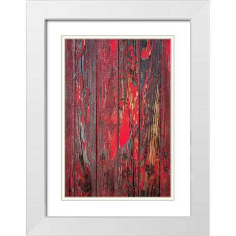 Old Paint II White Modern Wood Framed Art Print with Double Matting by Mahan, Kathy