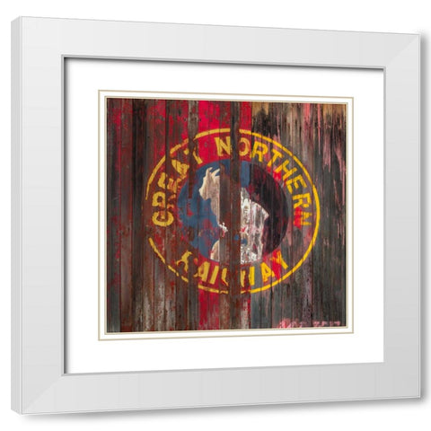 Great Northern White Modern Wood Framed Art Print with Double Matting by Mahan, Kathy
