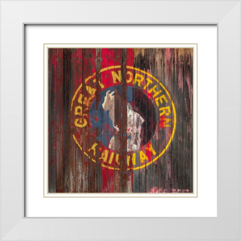 Great Northern White Modern Wood Framed Art Print with Double Matting by Mahan, Kathy