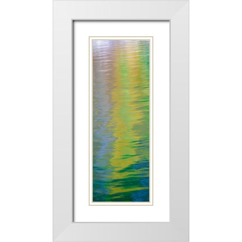 Water Colors I White Modern Wood Framed Art Print with Double Matting by Mahan, Kathy