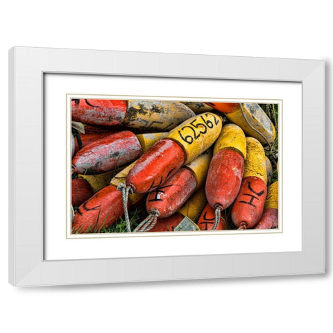 Fishing in Alaska I White Modern Wood Framed Art Print with Double Matting by Mahan, Kathy