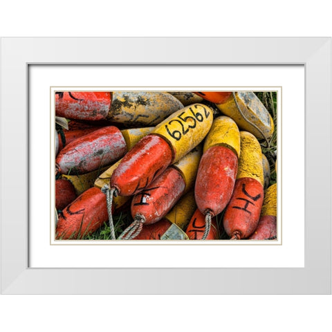 Fishing in Alaska I White Modern Wood Framed Art Print with Double Matting by Mahan, Kathy