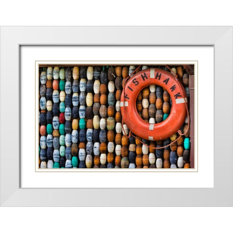 Fishing in Alaska II White Modern Wood Framed Art Print with Double Matting by Mahan, Kathy