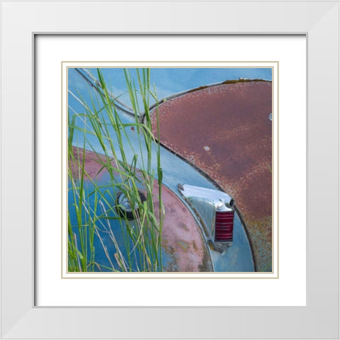 1947 Chyrsler I White Modern Wood Framed Art Print with Double Matting by Mahan, Kathy