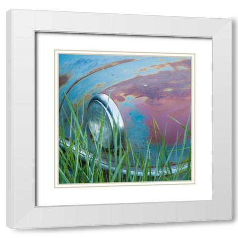 1947 Chyrsler II White Modern Wood Framed Art Print with Double Matting by Mahan, Kathy