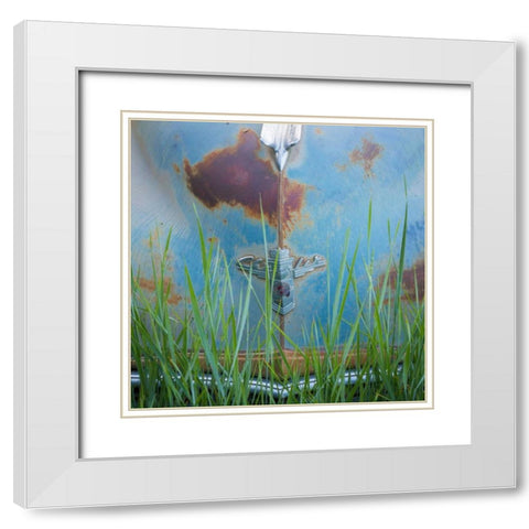 1947 Chyrsler IV White Modern Wood Framed Art Print with Double Matting by Mahan, Kathy
