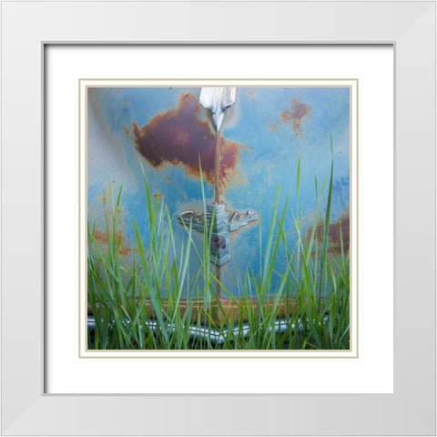 1947 Chyrsler IV White Modern Wood Framed Art Print with Double Matting by Mahan, Kathy