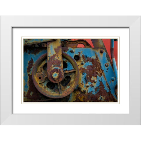 Historic Railroad VI White Modern Wood Framed Art Print with Double Matting by Mahan, Kathy
