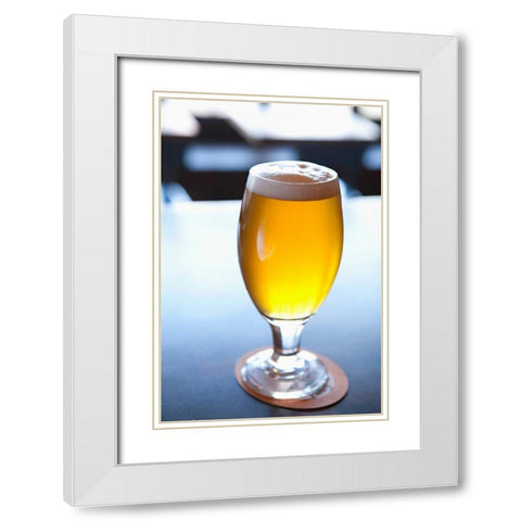 Happy Hour I White Modern Wood Framed Art Print with Double Matting by Millet, Karyn