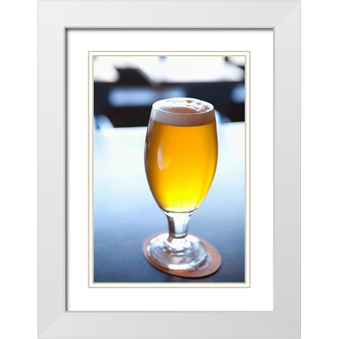 Happy Hour I White Modern Wood Framed Art Print with Double Matting by Millet, Karyn