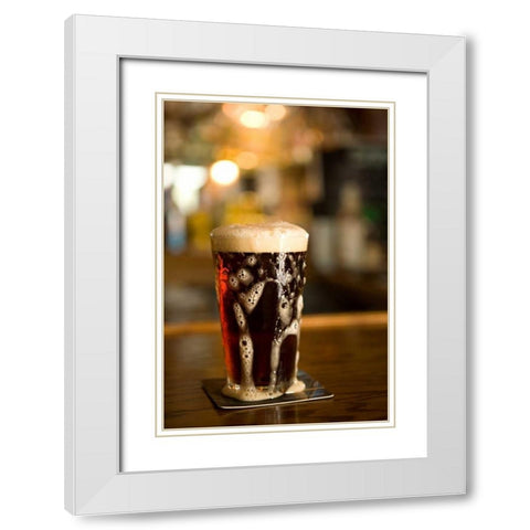 Happy Hour II White Modern Wood Framed Art Print with Double Matting by Millet, Karyn