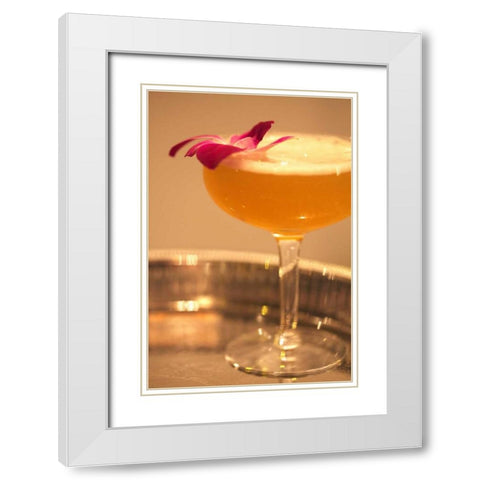Happy Hour III White Modern Wood Framed Art Print with Double Matting by Millet, Karyn