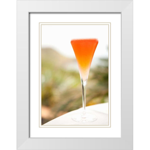 Happy Hour IV White Modern Wood Framed Art Print with Double Matting by Millet, Karyn