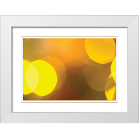 Yellow White Modern Wood Framed Art Print with Double Matting by Millet, Karyn