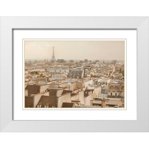 Views of France II White Modern Wood Framed Art Print with Double Matting by Millet, Karyn