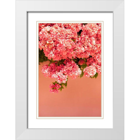 Over the Wall I White Modern Wood Framed Art Print with Double Matting by Millet, Karyn