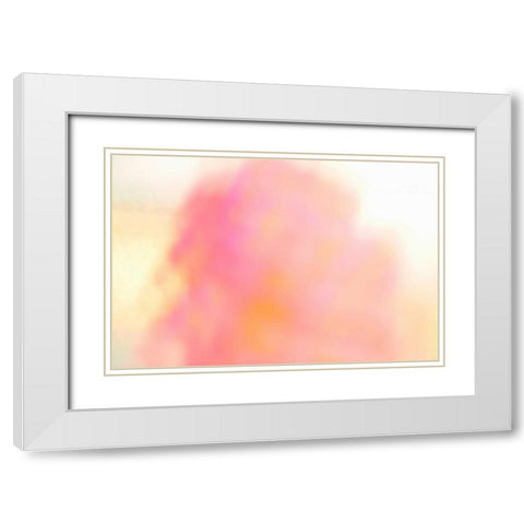 Abstract Skies I White Modern Wood Framed Art Print with Double Matting by Millet, Karyn