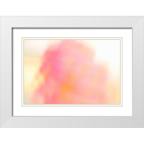 Abstract Skies I White Modern Wood Framed Art Print with Double Matting by Millet, Karyn
