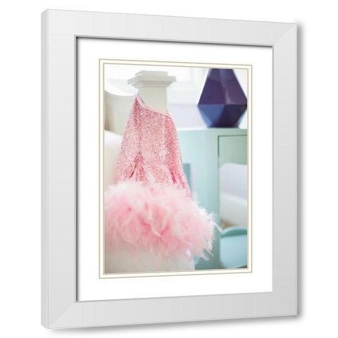 Princess at Rest White Modern Wood Framed Art Print with Double Matting by Millet, Karyn