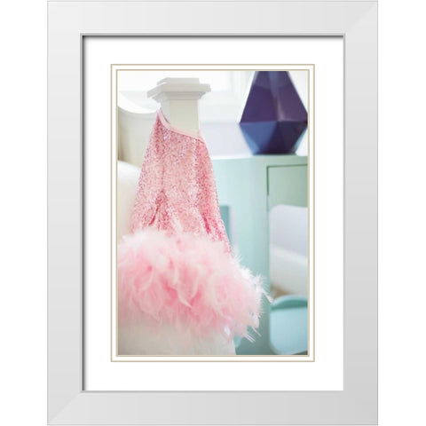 Princess at Rest White Modern Wood Framed Art Print with Double Matting by Millet, Karyn