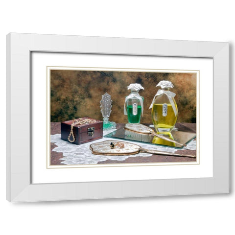 Vanity White Modern Wood Framed Art Print with Double Matting by McNemar, C. Thomas