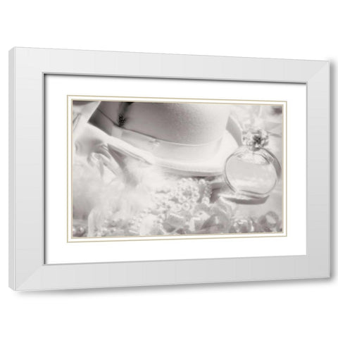 Hollywood Nights White Modern Wood Framed Art Print with Double Matting by McNemar, C. Thomas