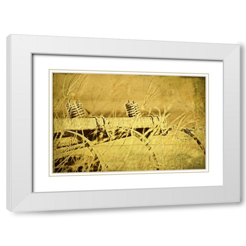 Farm Implement White Modern Wood Framed Art Print with Double Matting by McNemar, C. Thomas