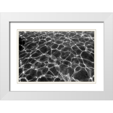 Underwater II White Modern Wood Framed Art Print with Double Matting by Peterson, Lee