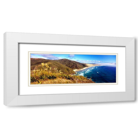 Cape Reinga II White Modern Wood Framed Art Print with Double Matting by Stefko, Bob
